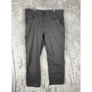 Milwaukee Workwear Gray Utility Pants Men's 38x30 Reinforced Durable Canvas